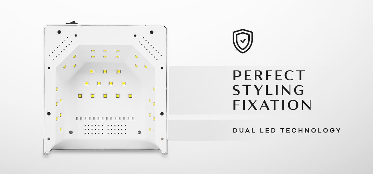 OCHO NAILS X22 72W Trådlös UV LED-lampa, vit